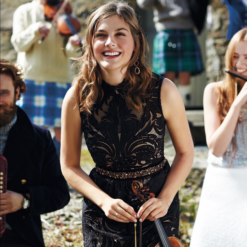 Lace Anthropologie Cocktail Dress